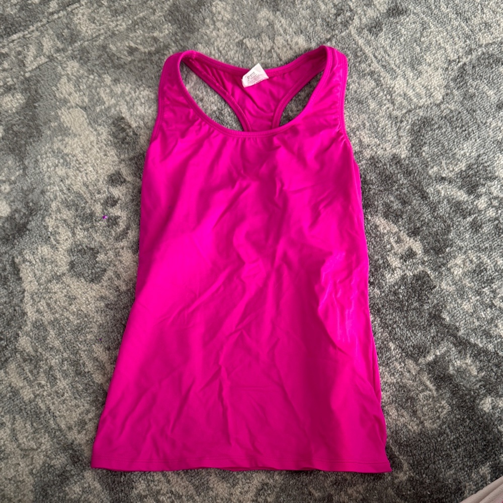 Women's Pink Racerback Tank Top